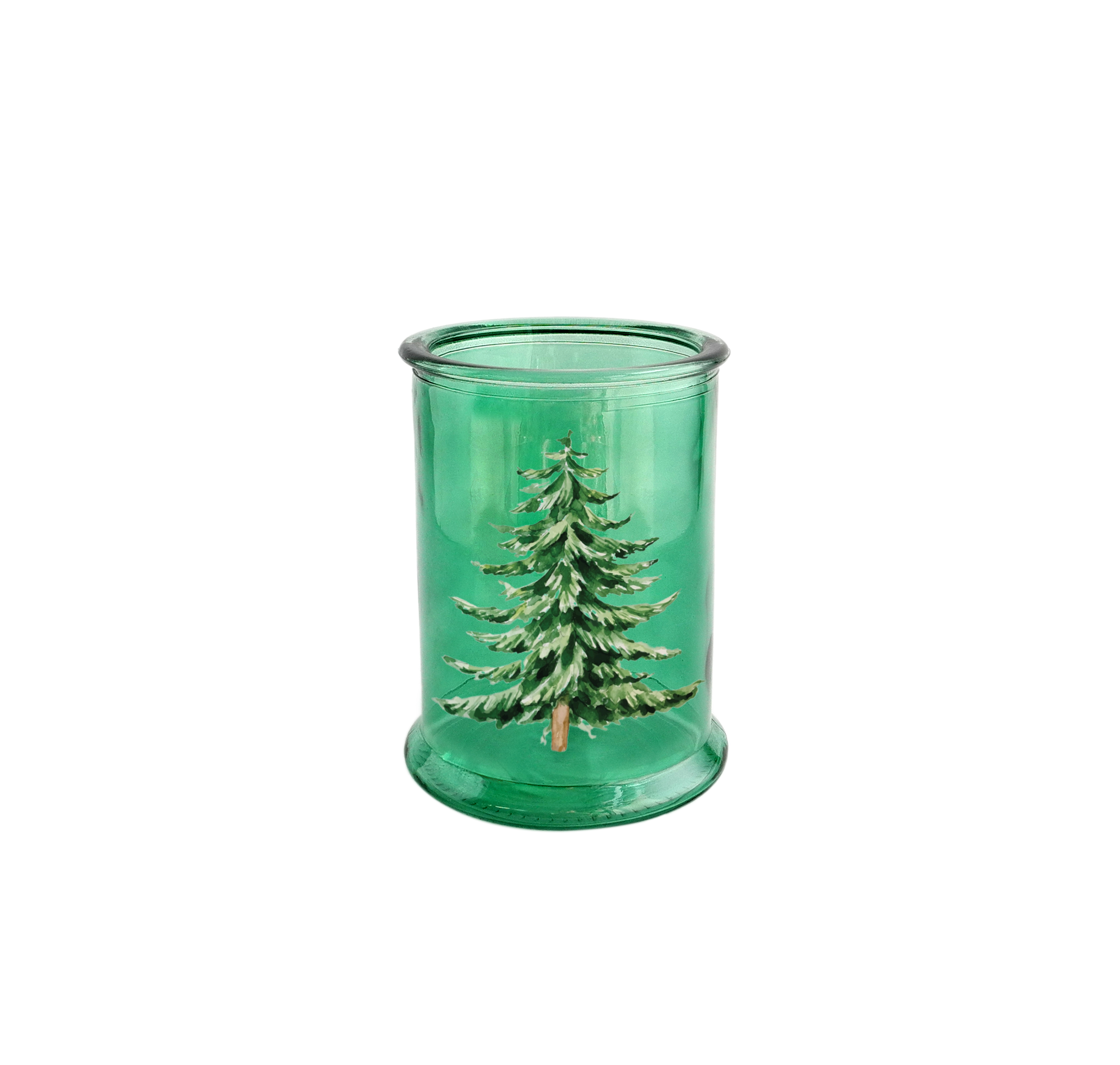 Green Candle Holder & Wax Bottle YD-HDWC-063