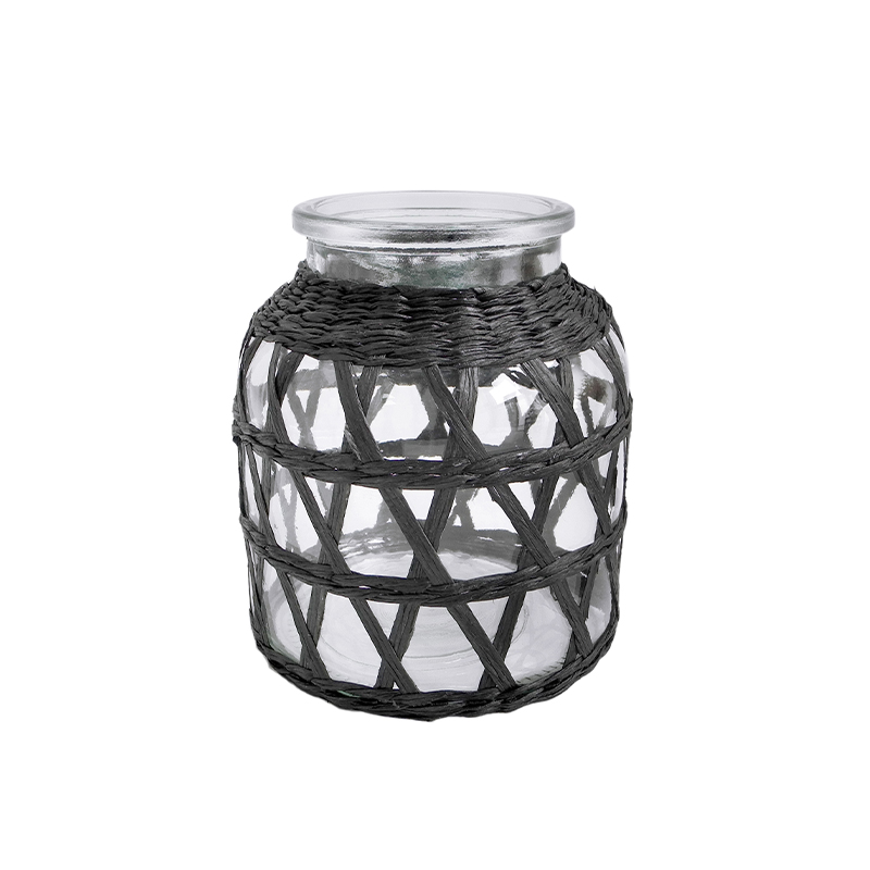 Black Paper Glass Vases YD-ACC-010