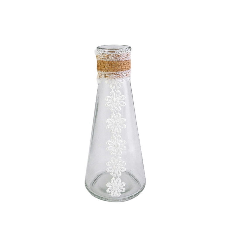 Lace Flower Decorative Glass Vases YD-ACC-019