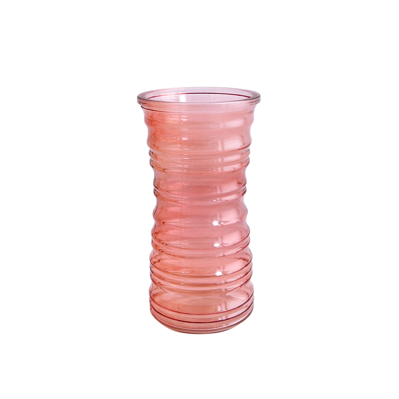 Pink Glass Vases & Wax Bottle YD-SS-007