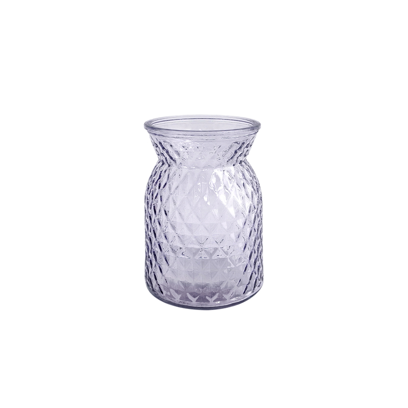 Purple Glass Vases & Wax Bottle YD-HDWC-156