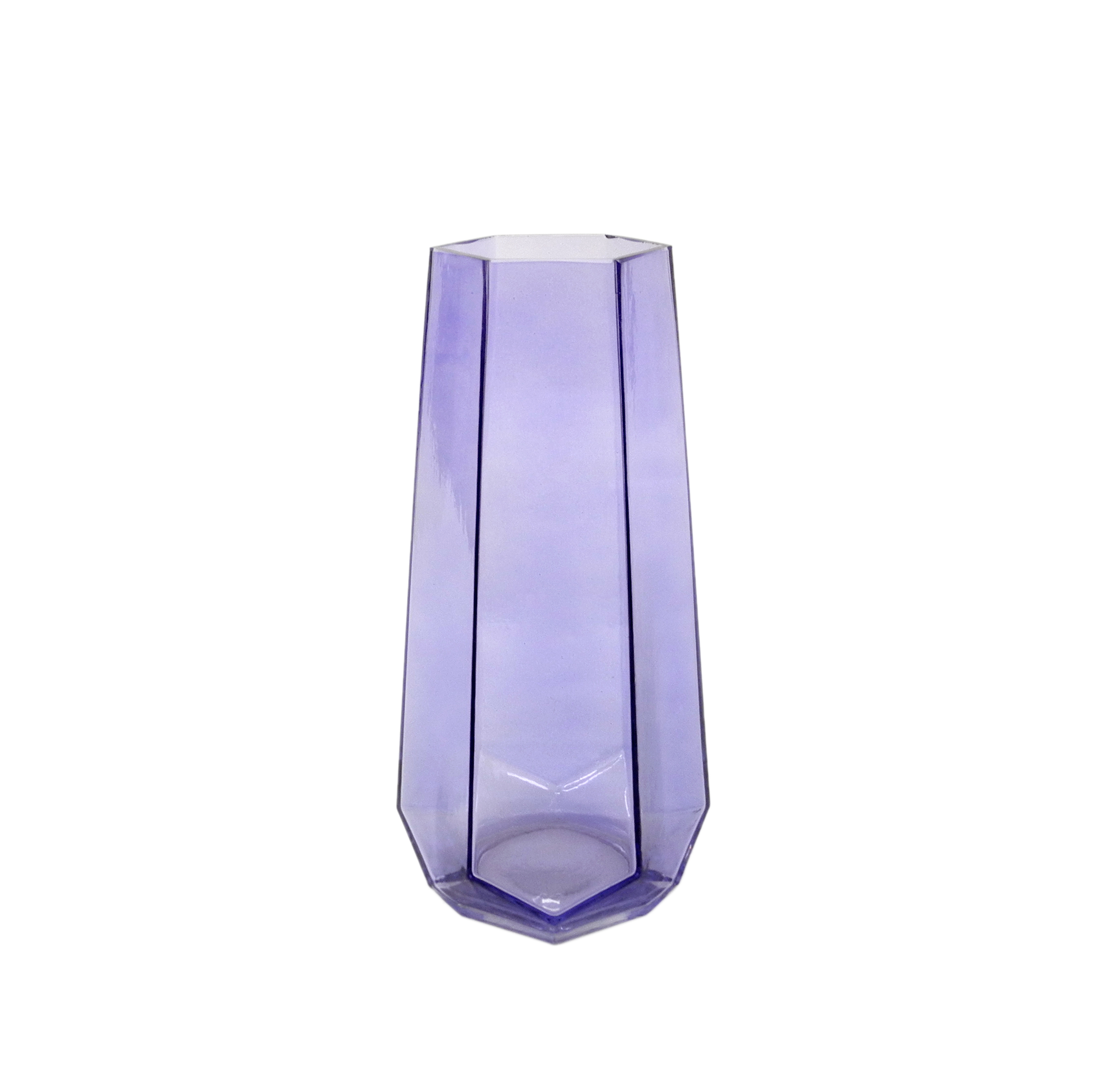 Pink Geometric Glass Vase YD-ND-165
