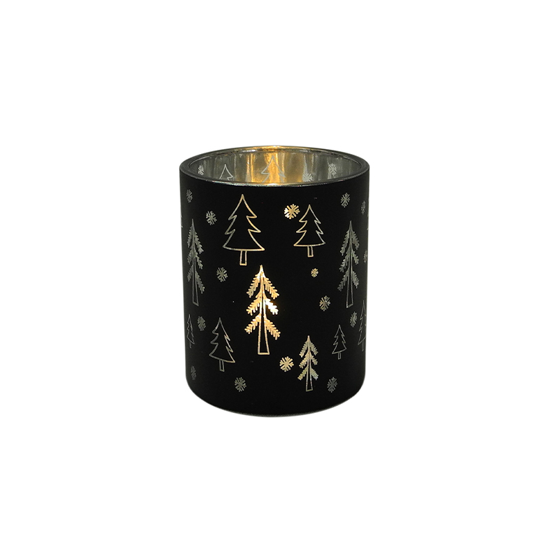 Black Candle Holder & Wax Bottle YD-HDWC-126