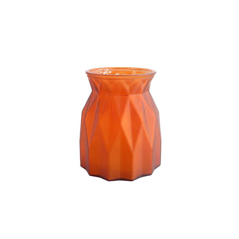 Orange Glass Vases YD-ND-116