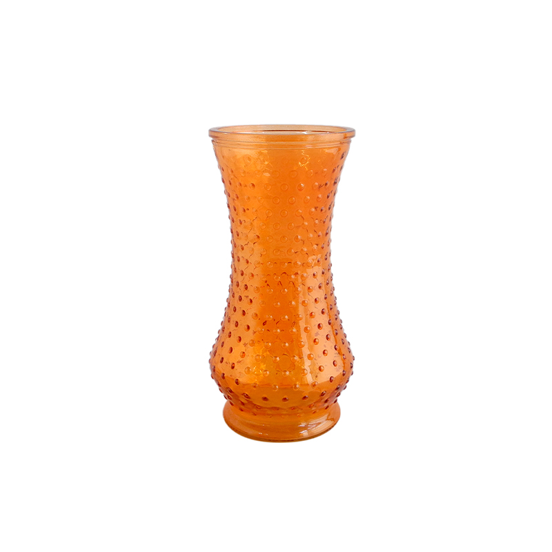 Orange Texture Glass Vases YD-ND-117