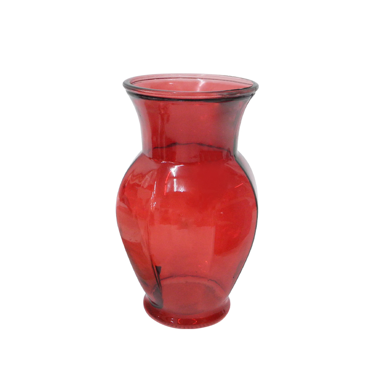 Maple Red Glass Vase YD-TDH-007