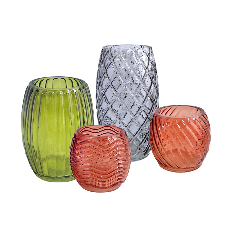 Grey Glass Vases YD-ND-005