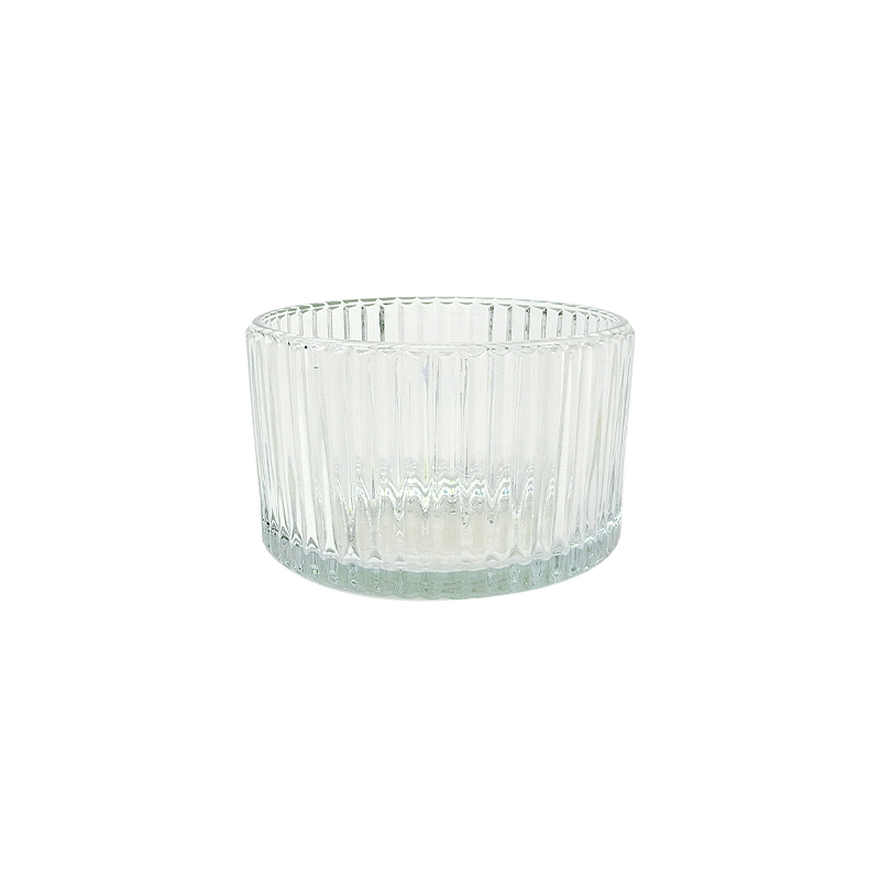 Transparent Relief Candle Holder & Wax Bottle YD-HDWC-104