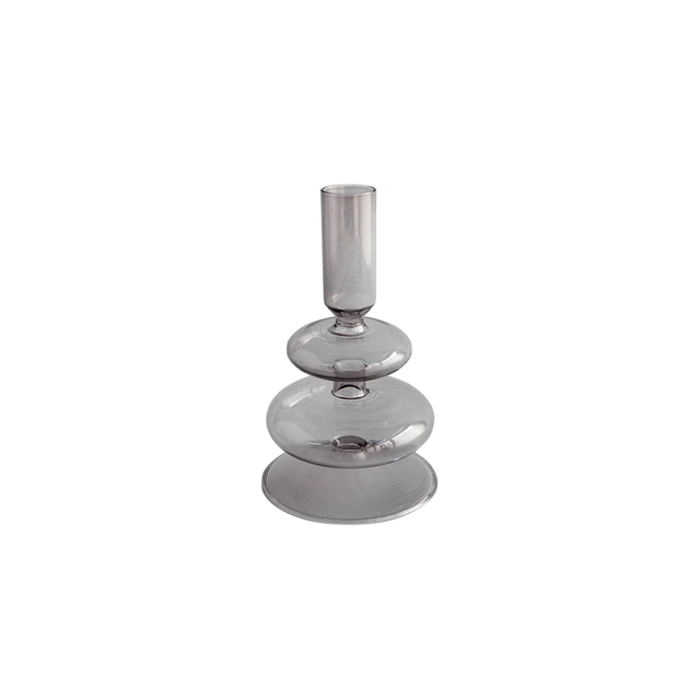 Gray Lamp Candle Holder YD-LCH-013