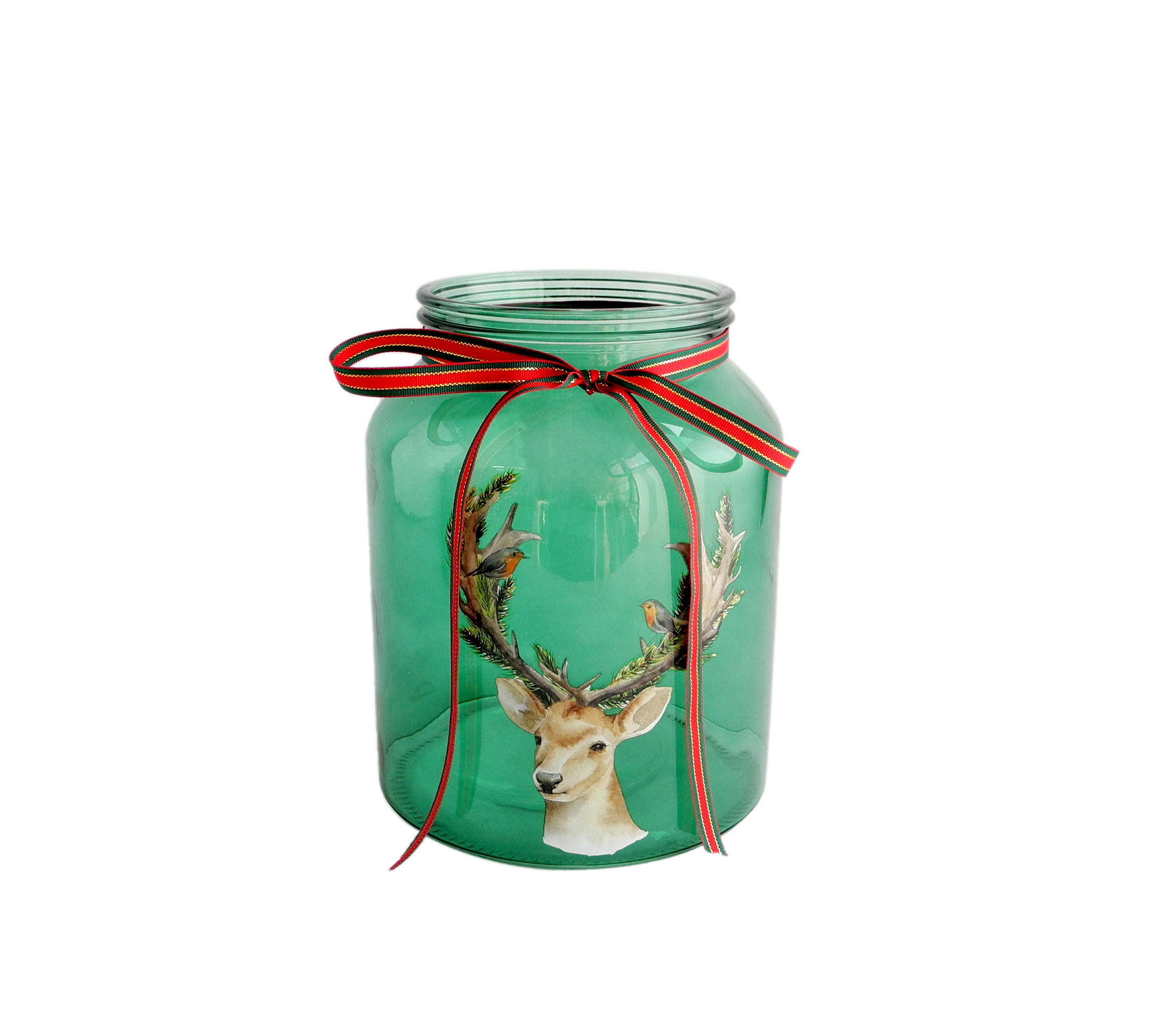 Green Christmas Candle Holder YD-ND-185