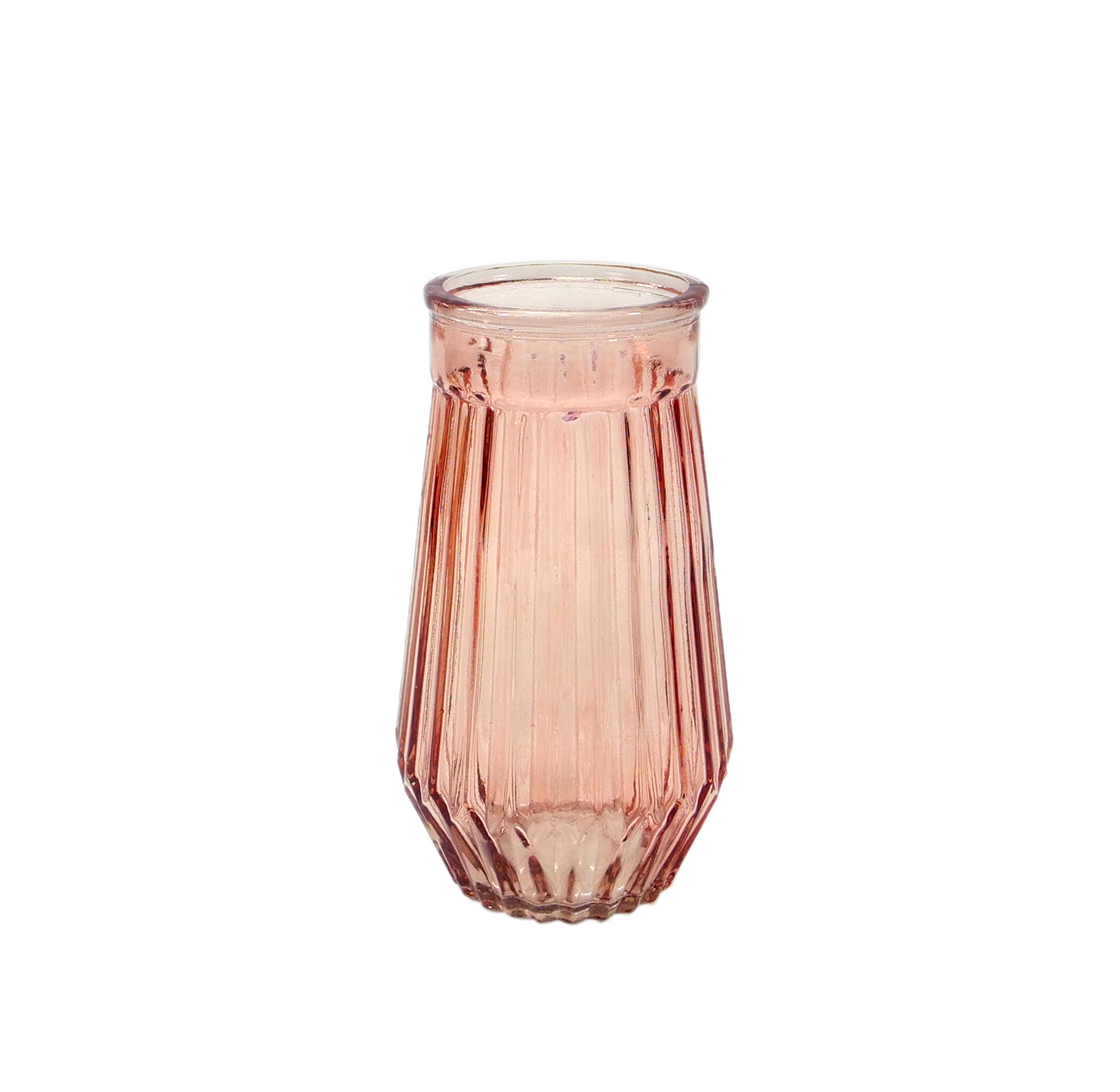 Blue prismatic Glass Vase YD-ND-164