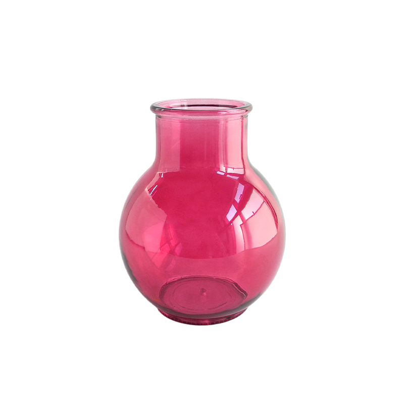 Red Glass Vase YD-CGV-026