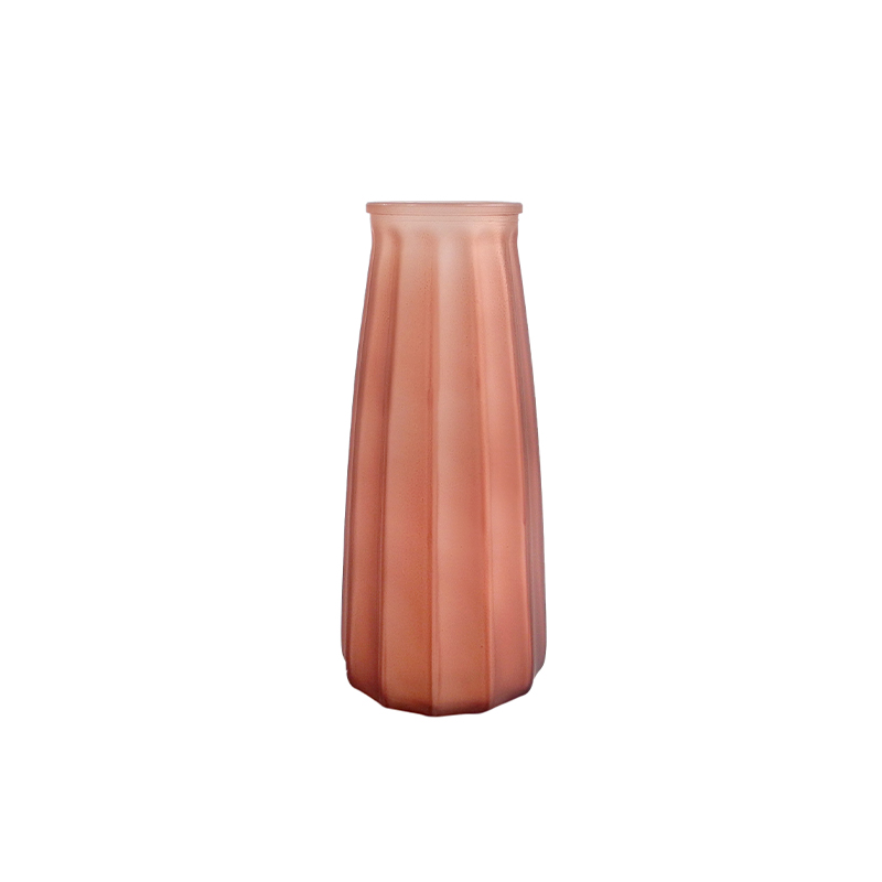 Lotus Root Pink Glass Vases YD-CGV-052