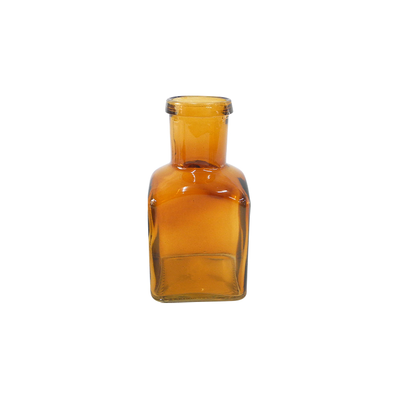 Yellow Transparent Glass Vases YD-TDH-008