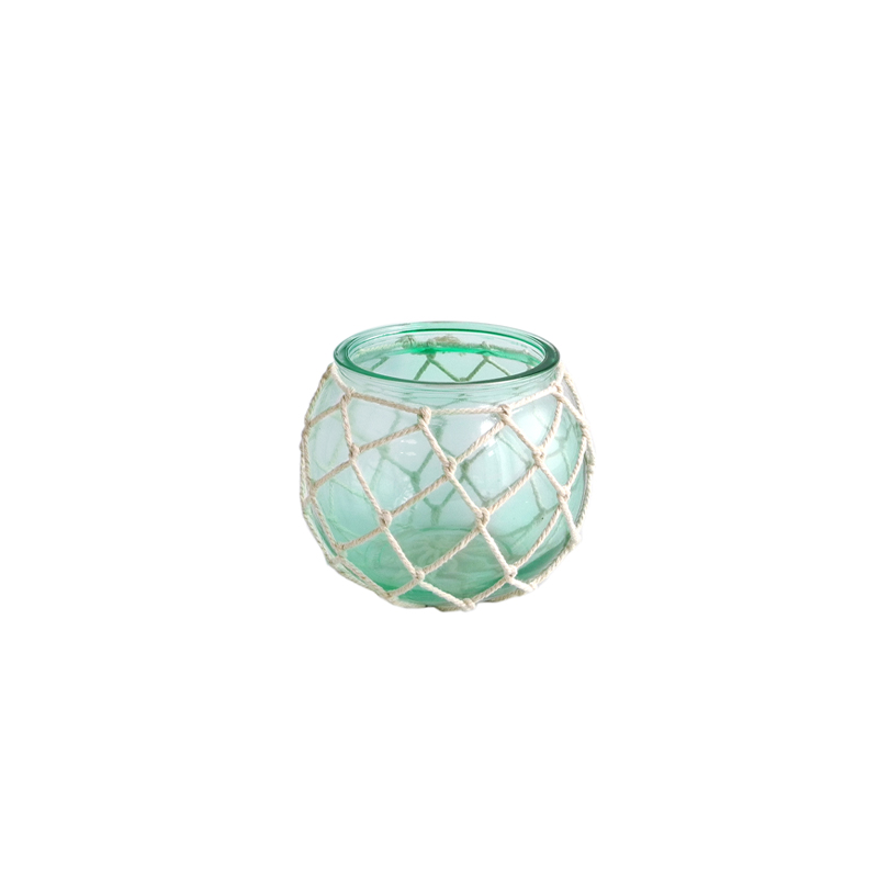 Round Rope Braid Glass Vases YD-OBS-030