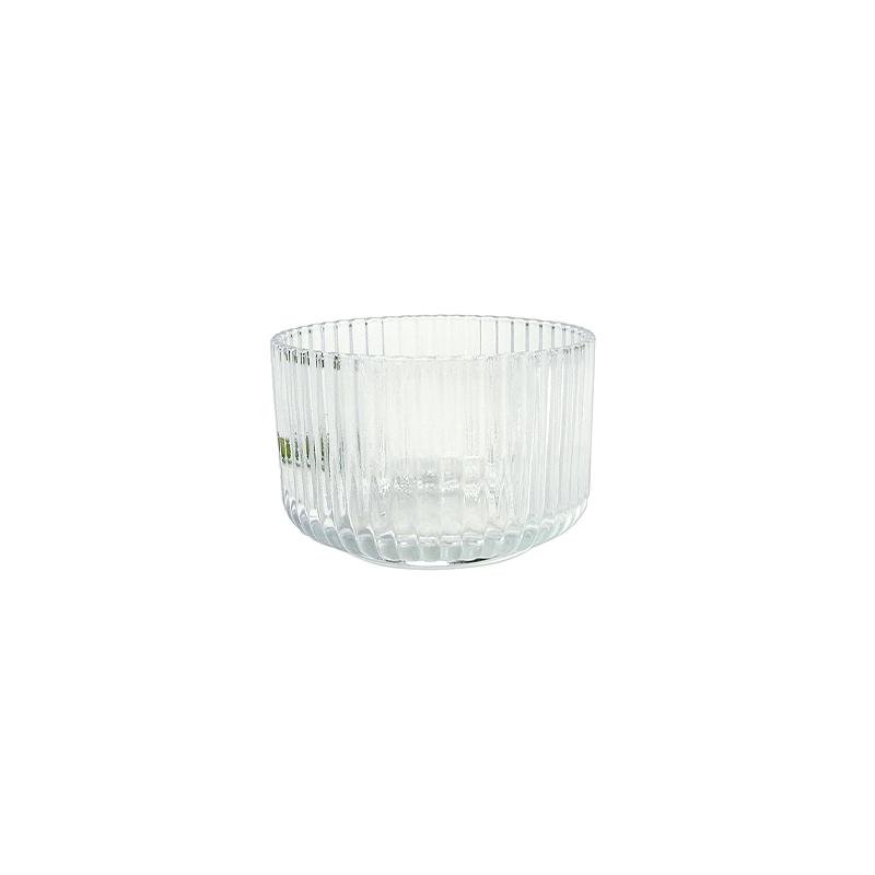 Transparent Relief Candle Holder & Wax Bottle YD-HDWC-104