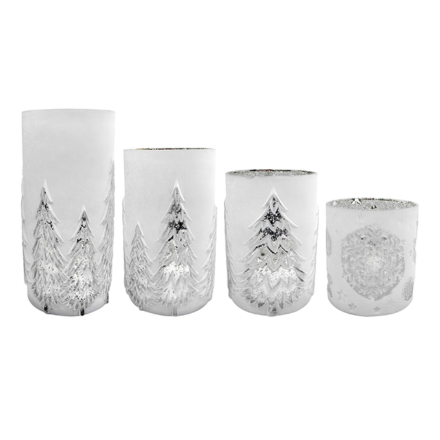 Christmas White Candle Holder YD-CX-101