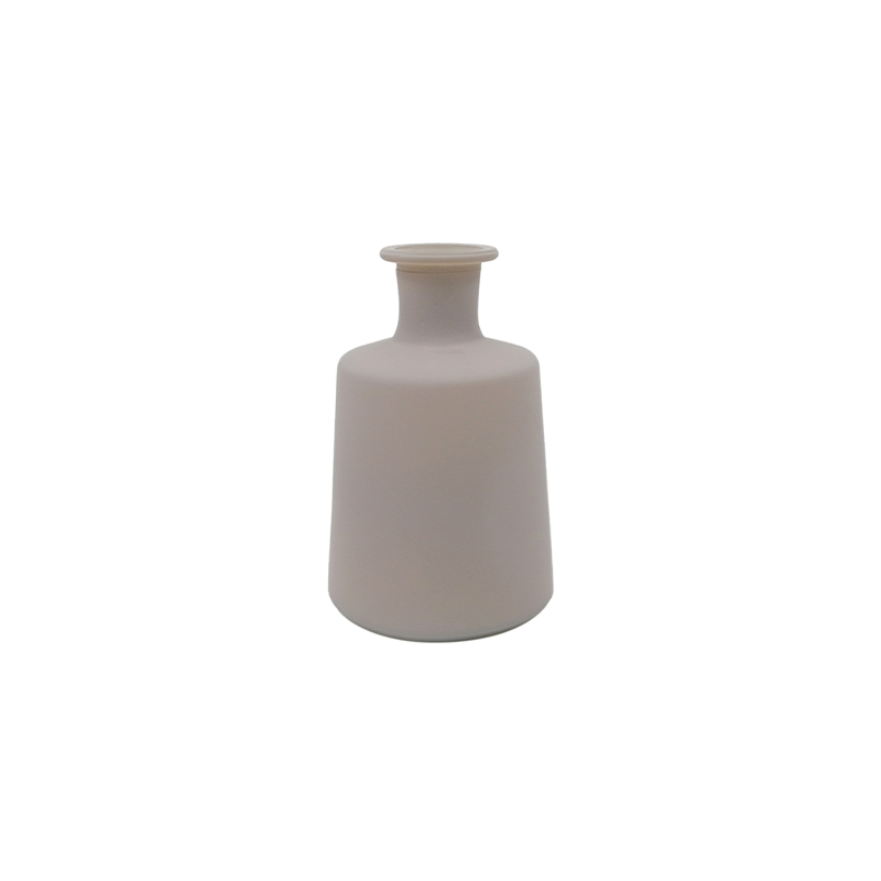 Grey Frosted Glass Vase YD-ND-467