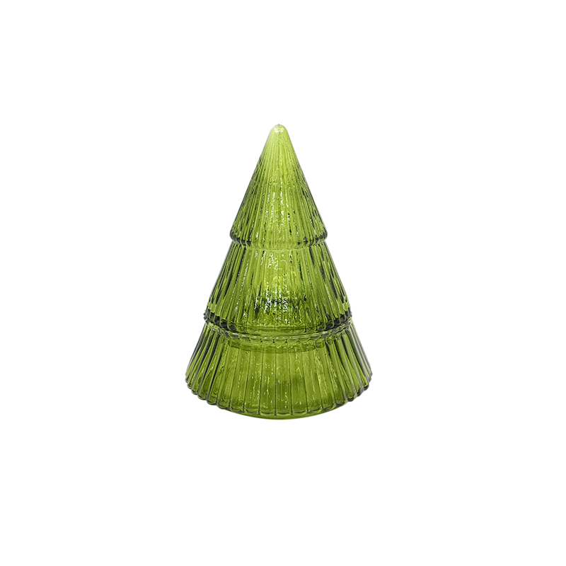 Christmas Tree Glass Candle Holder YD-CX-108