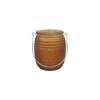 Horizontal Patterned Frosted Glass Vase YD-TDH-073