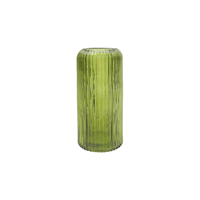Blue-green Sprayed Glass Vase YD-TDH-066