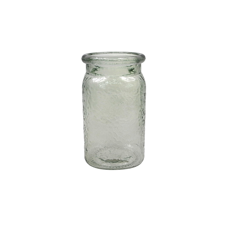 Green Decorative Glass Vase in Autumn YD-TDH-090