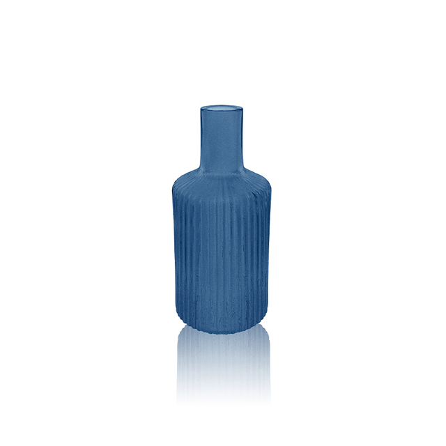 Small Mouth Striped Glass Vase YD-OBS-094