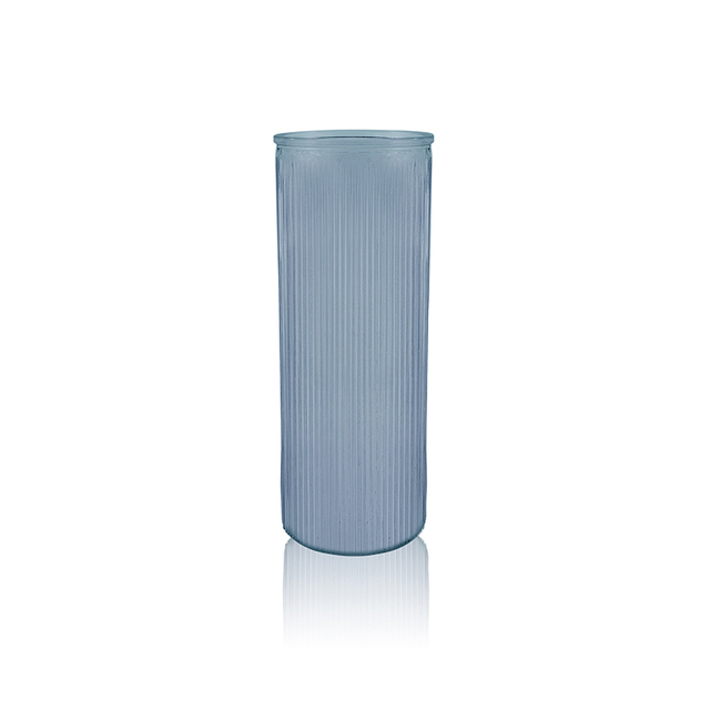 Striped Straight Glass Vase YD-OBS-093