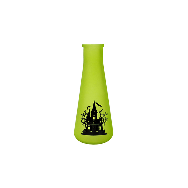 Halloween Pattern Colored Glass Bottle YD-HAL-086
