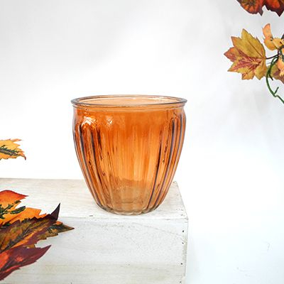 Orange Glass Vase YD-TDH-004