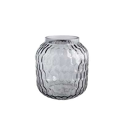 Special-shaped Honeycomb Pattern Glass Vases YD-ND-008