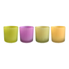 Striped Frosted Glass Wax Bottle YD-EAS-065
