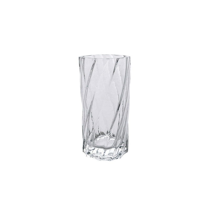 Twill Clear Glass Vase YD-CGV-042
