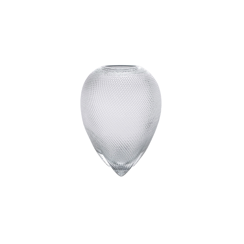 Diamond Pattern Glass Vase YD-CGV-040