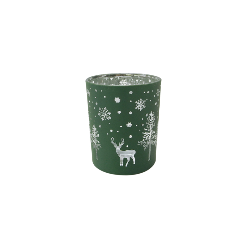 Snow Frosted Glass Wax Bottle YD-CX-086