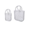 Portable Checkered Glass Vase YD-CGV-073