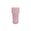 Vertical Striped Frosted Glass Vase YD-ND-263