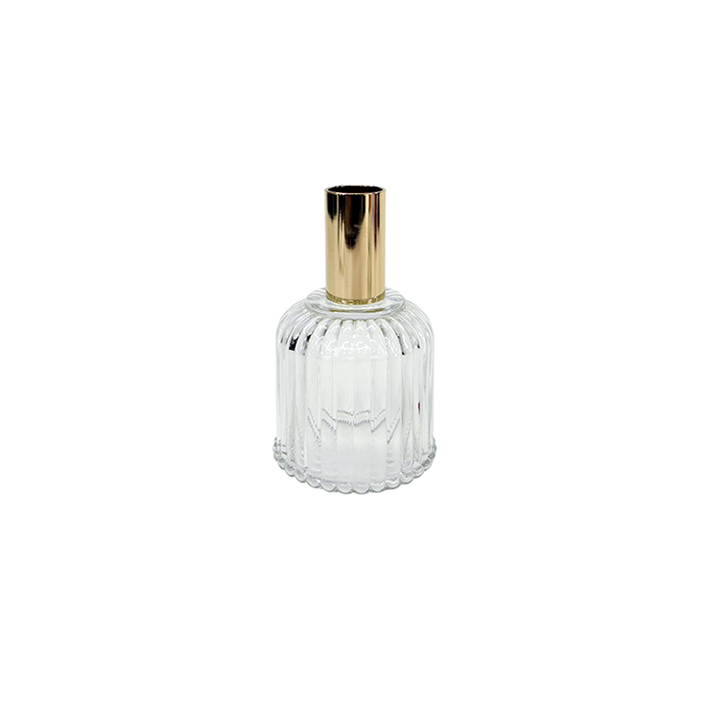 Clear Glass Metal Candle Holder YD-HDWC-194