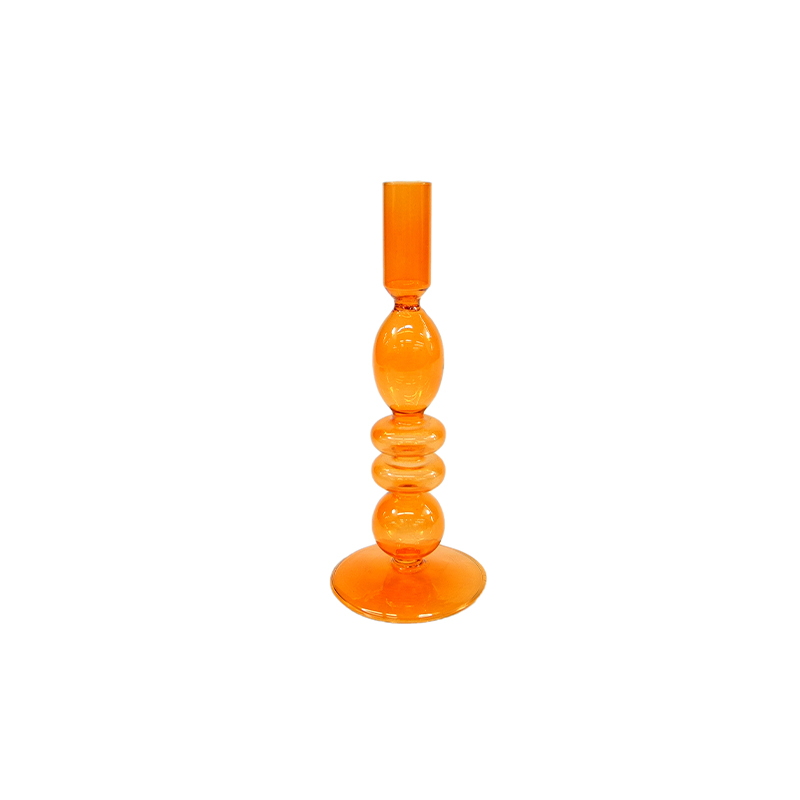 Spray-painted Glass Candle Holder YD-ND-413
