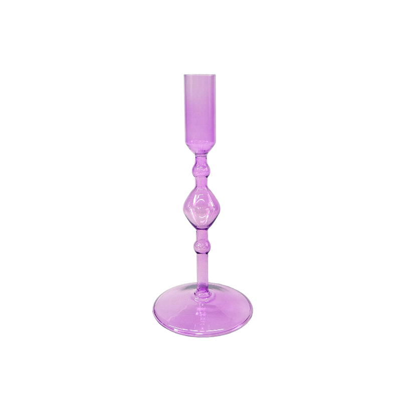 Spray-painted Glass Candle Holder YD-ND-413