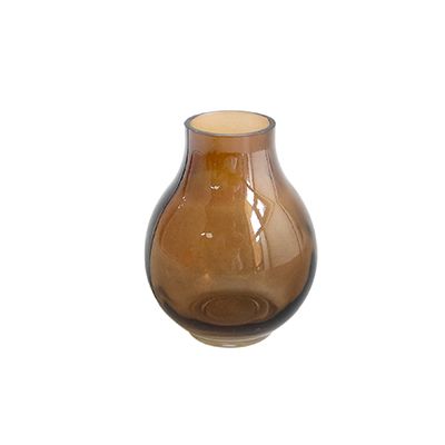 Yorklsun Glassware Brown Vintage Glass Vase YD-TDH-027
