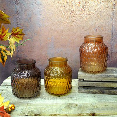 Brown Vintage Glass Vases YD-nd-068