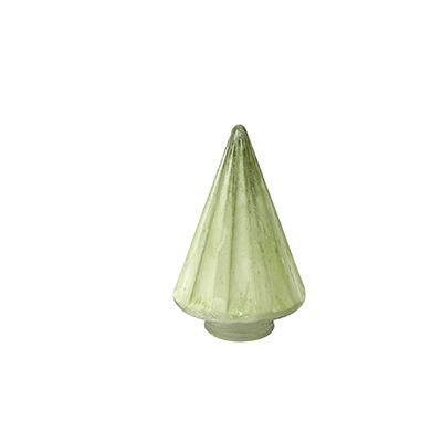 Yorklsun Glassware Green Christmas Tree Candle Holder & Wax Bottle YD-ND-187