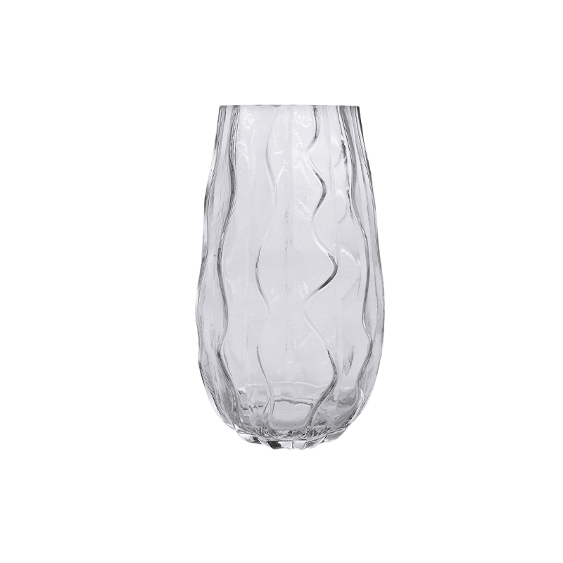 Wave Texture Glass Vase YD-CGV-083
