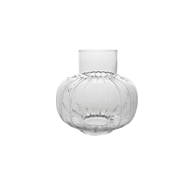Pumpkin Shaped Glass Vase YD-CGV-133