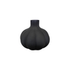 Blue-black Frosted Glass Vase YD-TDH-171