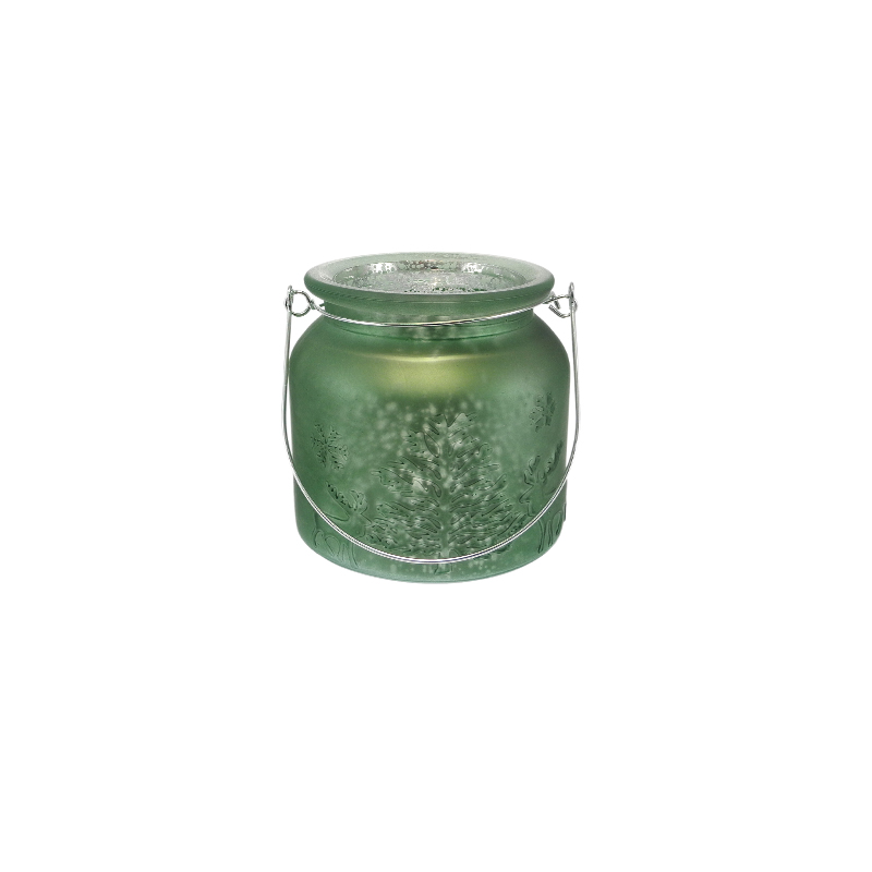 Christmas Tree with Electroplated Silver Candleholder YD-CX-167