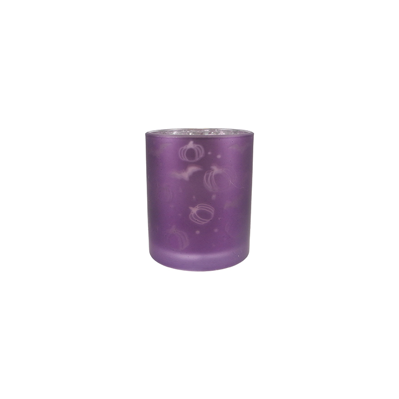 Halloween Electrically Plated Glass Candleholder YD-HAL-124