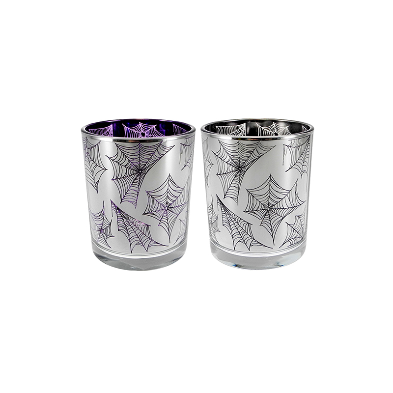 Halloween Spider Web Pattern Candleholder YD-HAL-135
