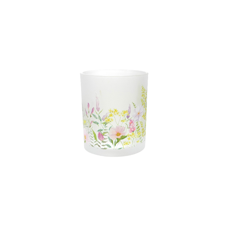 Colored Pattern Frosted Wax Cup YD-SS-128